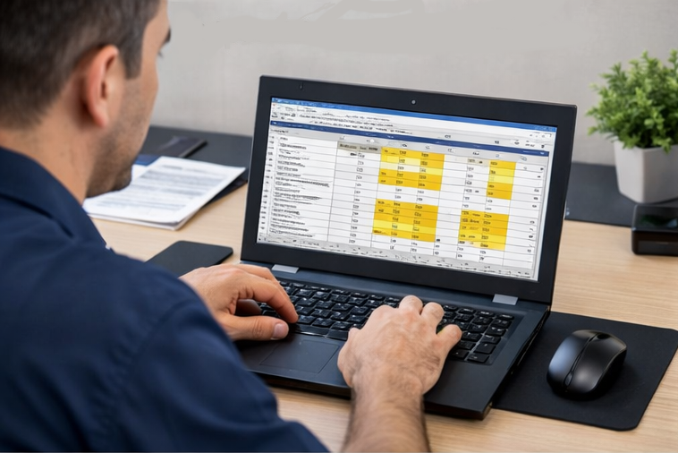 Déperditions version tableur